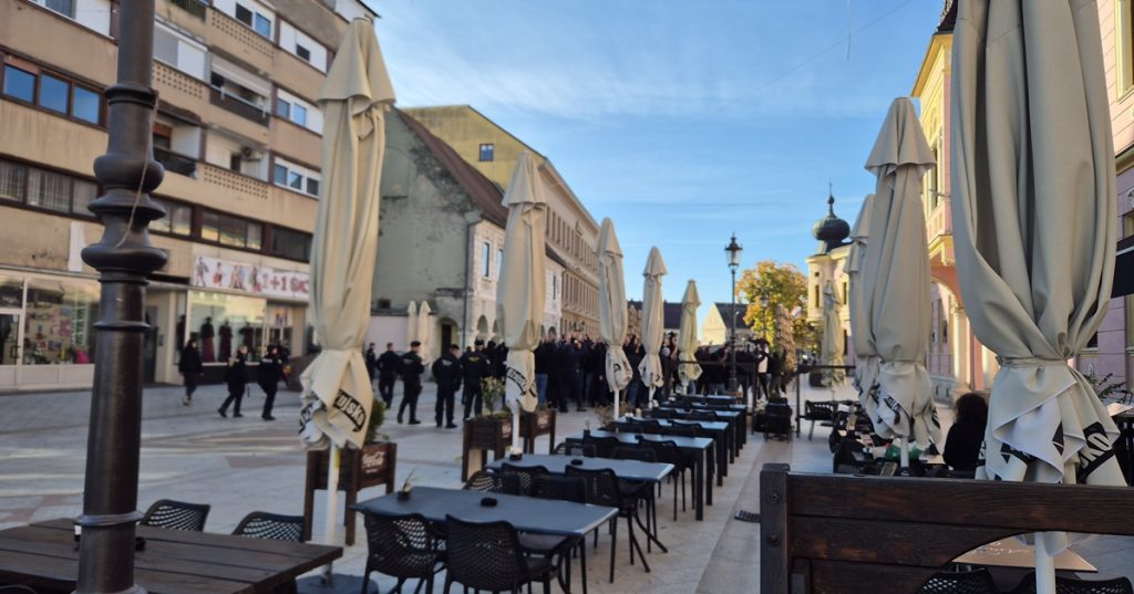 Torcida u Vinkovačkoj Pješačkoj zoni